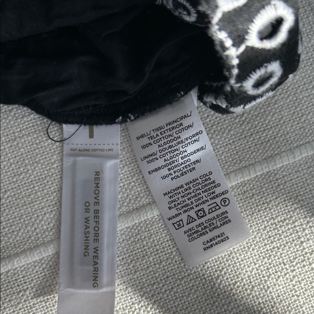 LOFT Black and White Patterned Mini Skirt - Picture 5 of 8